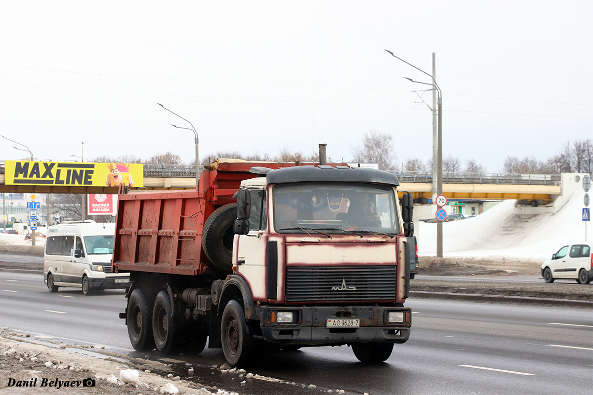 Минск, № АО 9628-7 — МАЗ-5516 (общая модель)