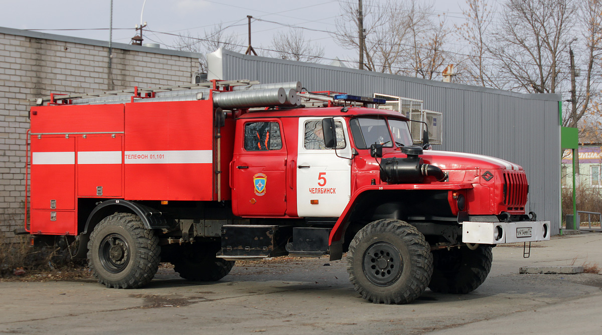 Челябинская область, № Х 414 ММ 174 — Урал-43206-41