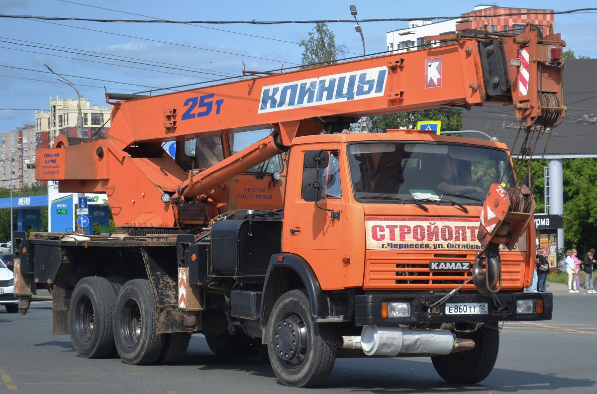 Удмуртия, № Е 860 ТТ 18 — КамАЗ (общая модель)