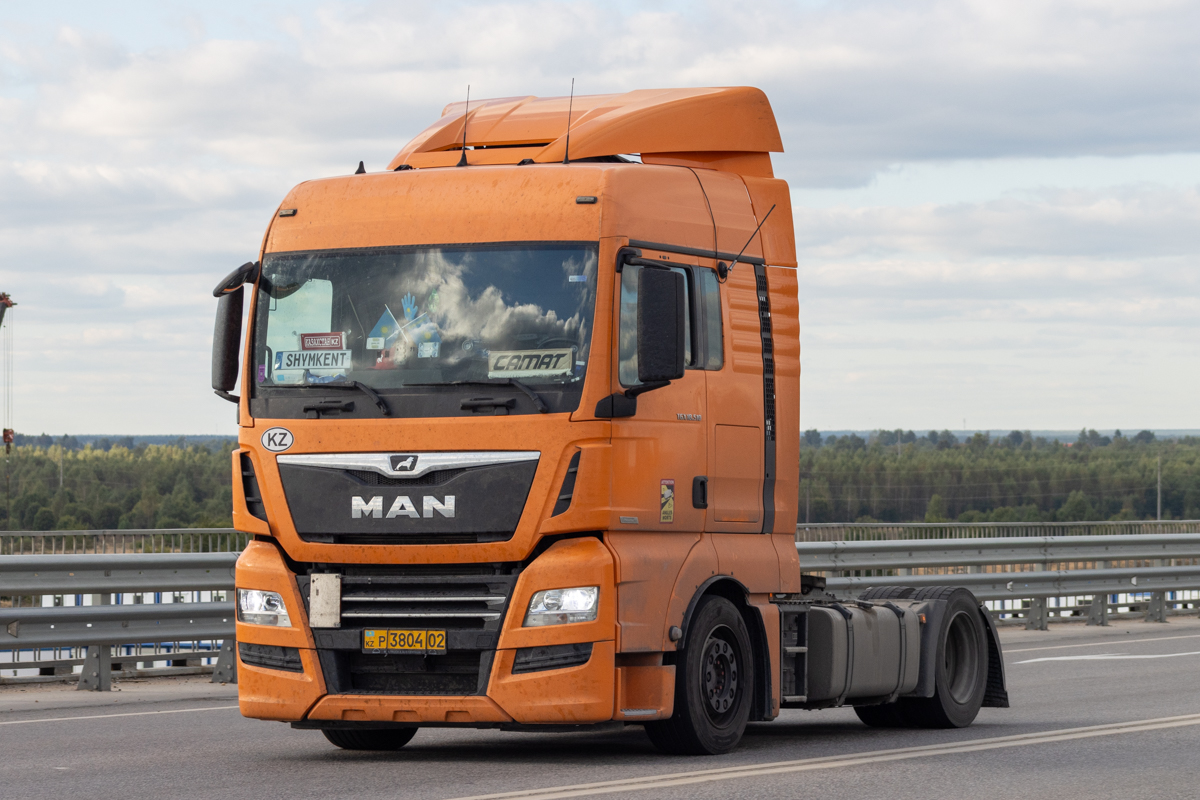 Шымкент, № P 3804 02 — MAN TGX ('2016) 18.510