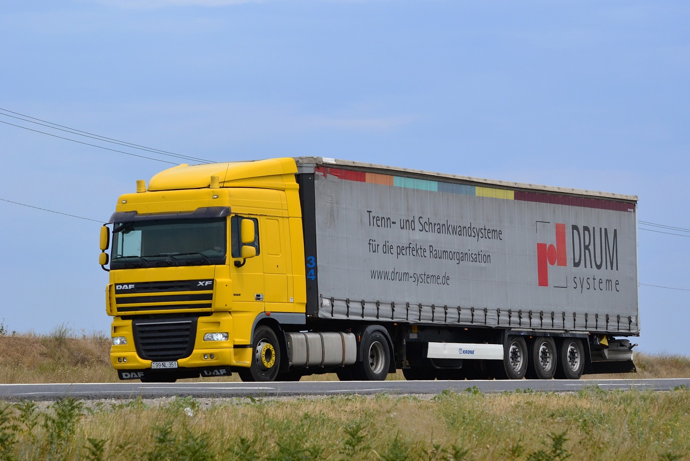 Азербайджан, № 99-NL-351 — DAF XF105 FT