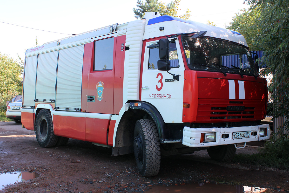 Челябинская область, № Х 393 ОЕ 174 — КамАЗ-43253-A3(96)