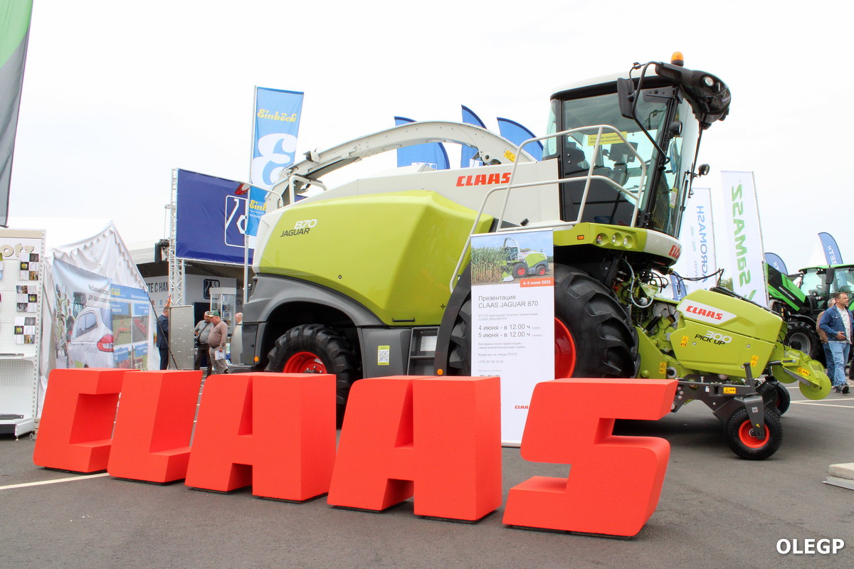 Минск, № (BY-7) Б/Н СТ 0583 — Claas Jaguar (общая модель); Минск — Выставка "БЕЛАГРО-2025"; Транспортные средства без номеров (Минск); Новая техника (Минск)
