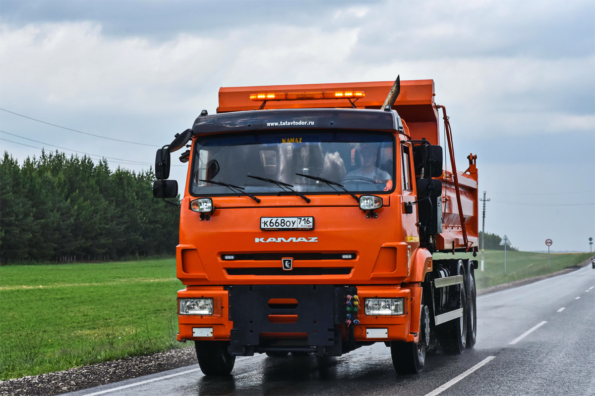 Татарстан, № К 668 ОУ 716 — КамАЗ-65115 (общая модель)