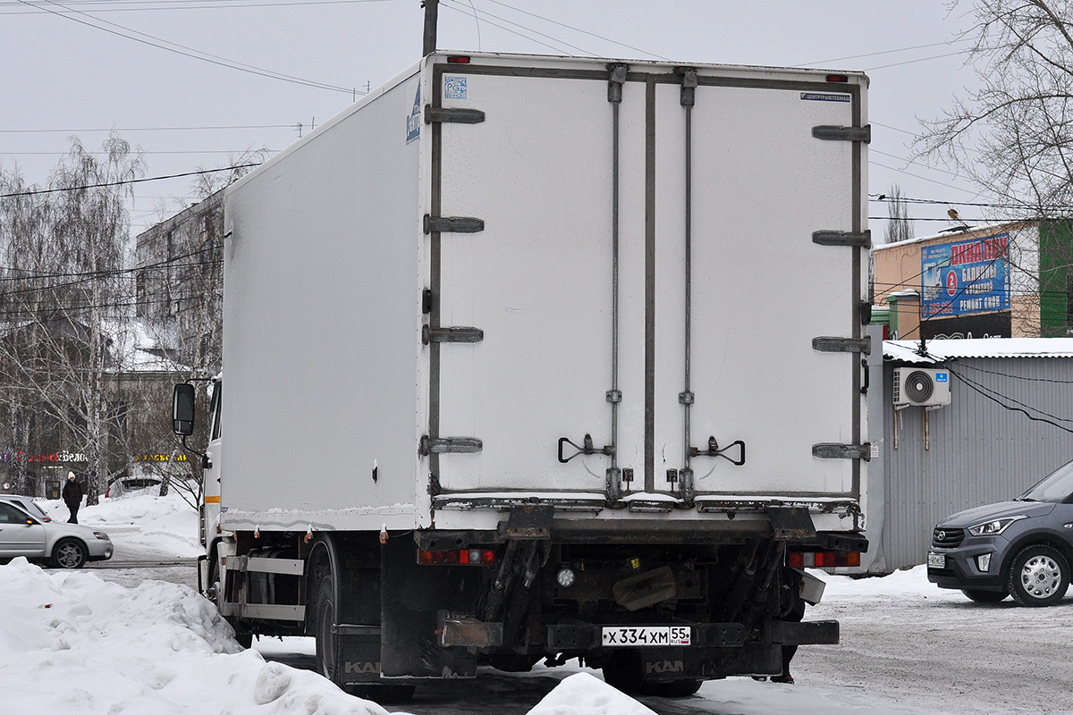 Омская область, № Х 334 ХМ 55 — КамАЗ-4308-R4(28)