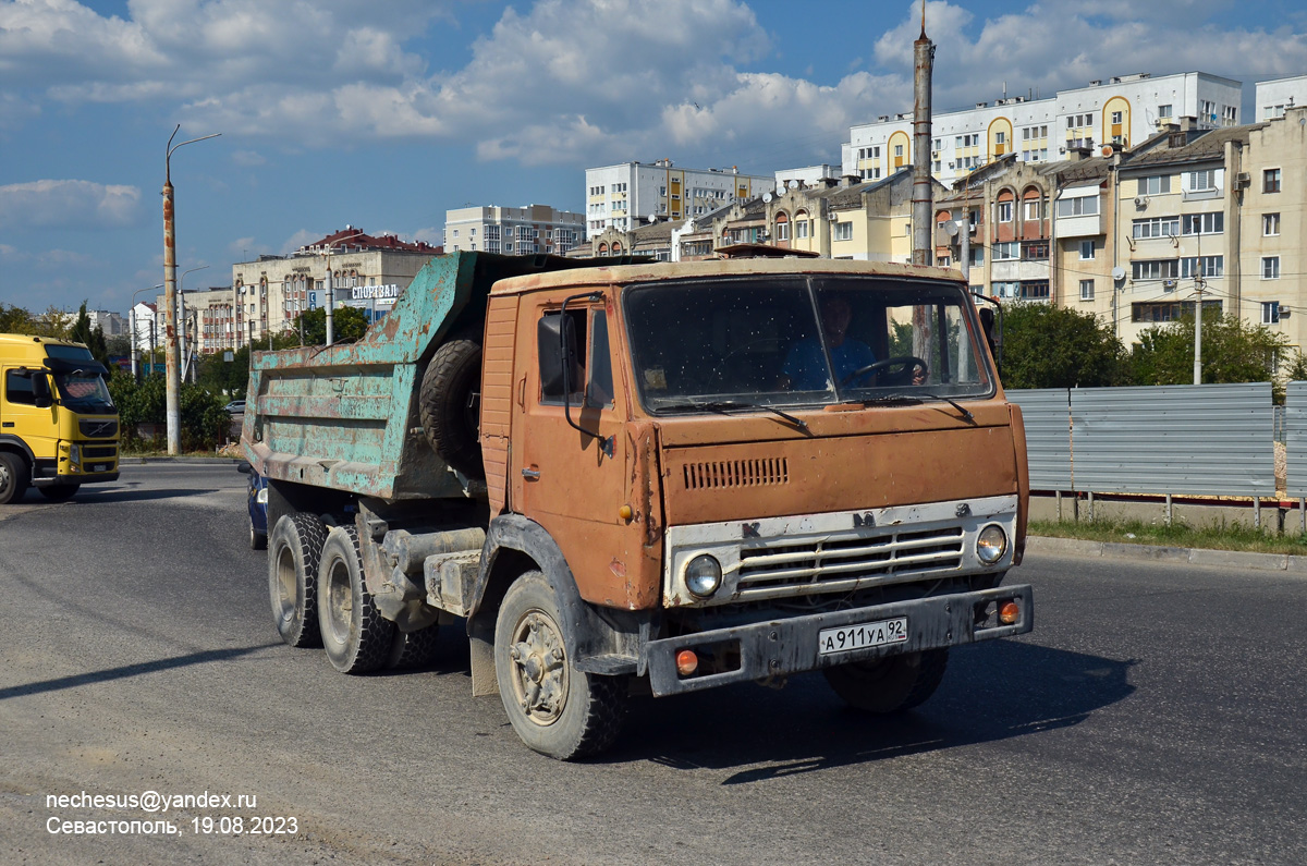 Севастополь, № А 911 УА 92 — КамАЗ-5511