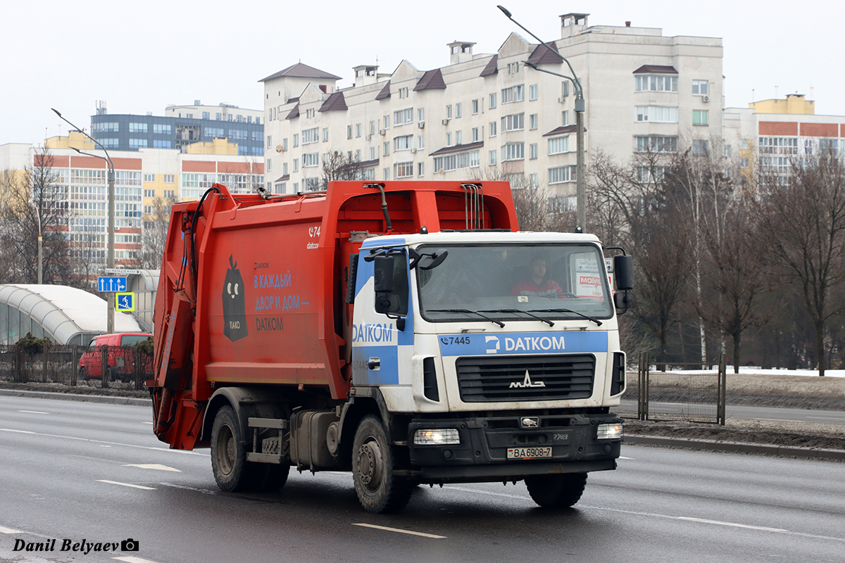 Минск, № ВА 6908-7 — МАЗ-534025