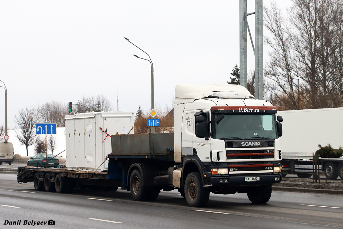 Брестская область, № АР 1867-1 — Scania ('1996) P124C