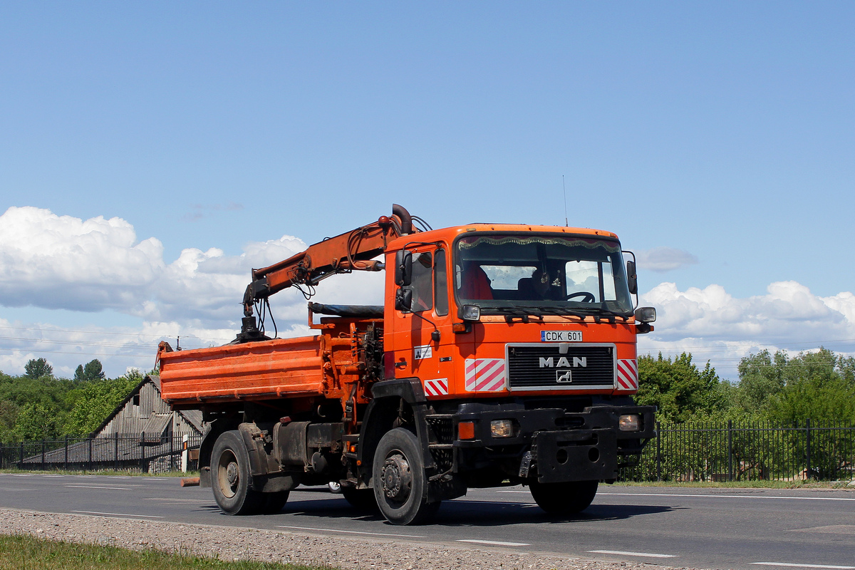 Литва, № CDK 601 — MAN F90 19.xxx (общая)