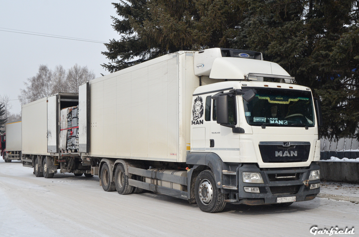 Алтайский край, № О 579 ХО 22 — MAN TGS 28.400