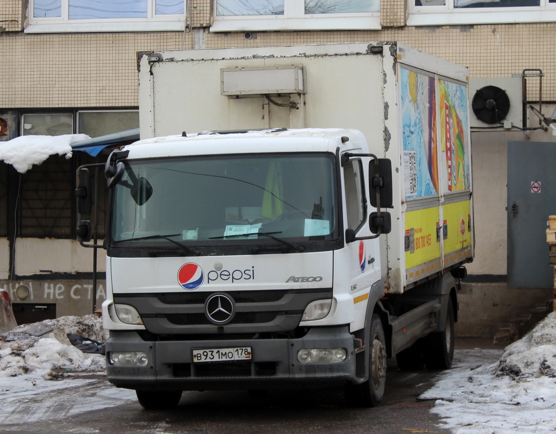 Санкт-Петербург, № В 931 МО 178 — Mercedes-Benz Atego (общ.м)