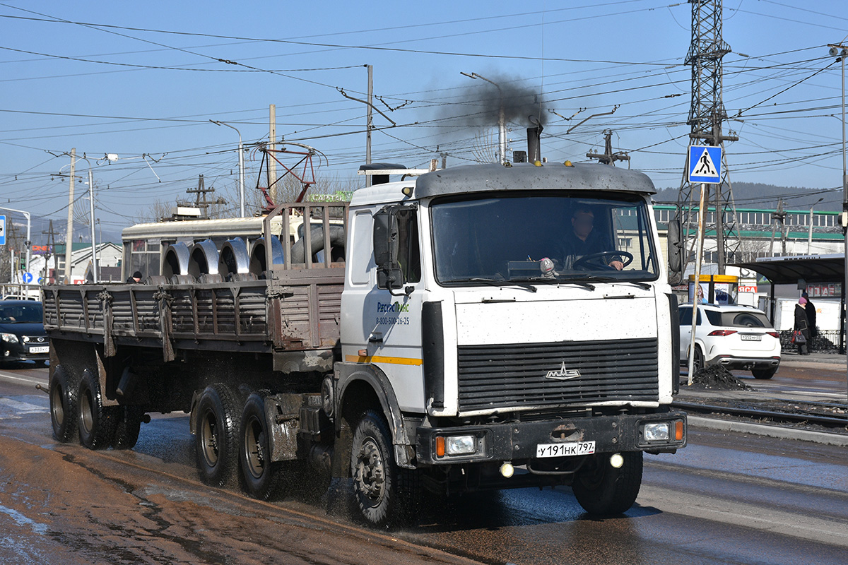 Бурятия, № У 191 НК 797 — МАЗ-6422A5