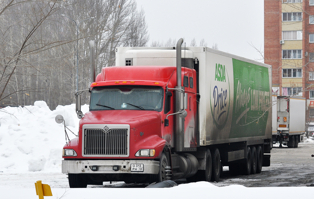 Омская область, № О 313 РН 55 — International 9400