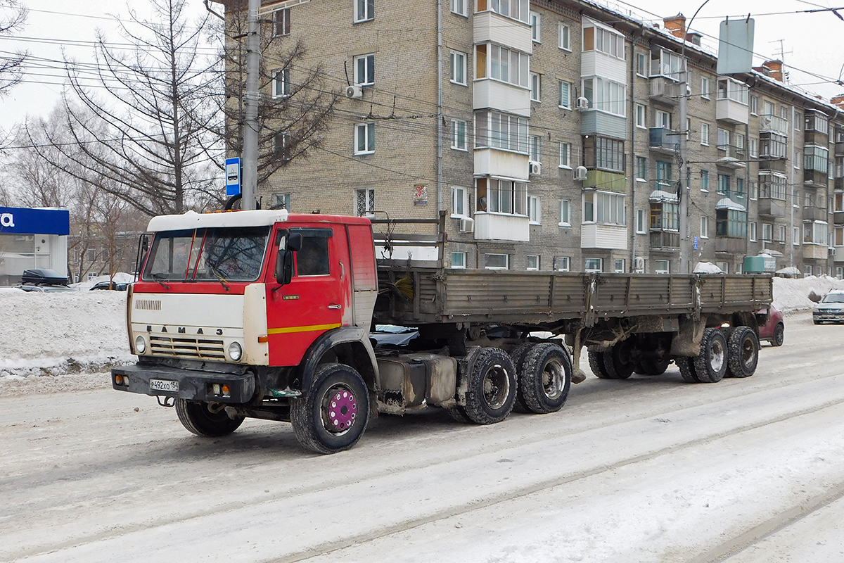 Новосибирская область, № Р 492 ХО 154 — КамАЗ-5410