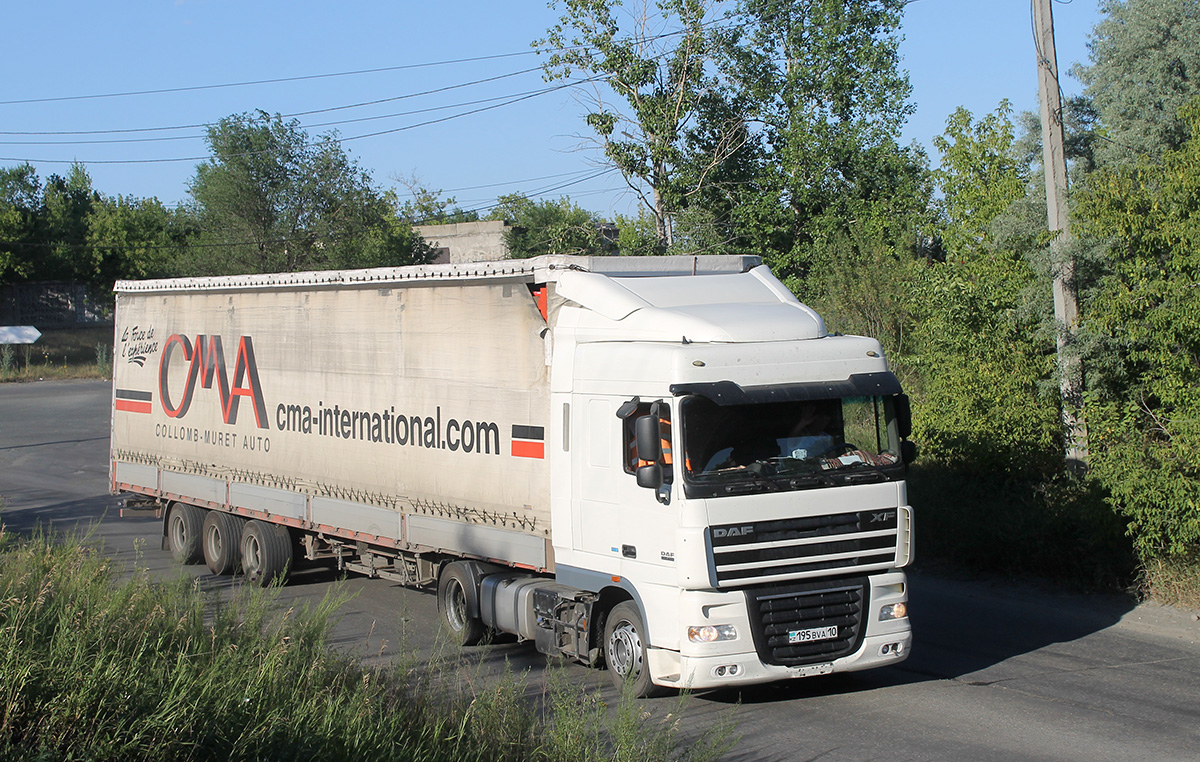 Костанайская область, № 195 BVA 10 — DAF XF105 FT