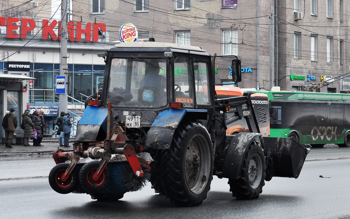 Омская область, № 4911 МХ 55 — Беларус-82.1