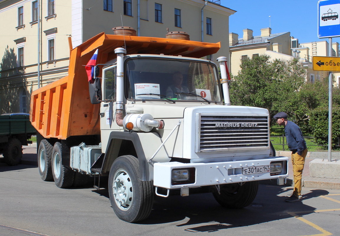 Ленинградская область, № Е 301 АС 147 — Magirus-Deutz 290D26K; Санкт-Петербург — Международный транспортный фестиваль "SPbTransportFest" (2019-... гг)