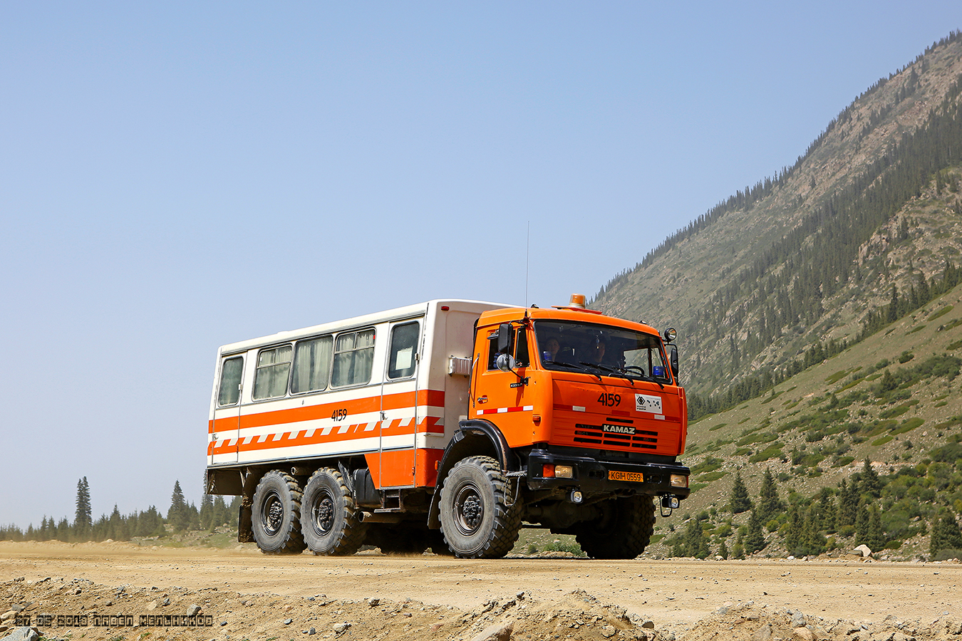 Киргизия, № 4159 — КамАЗ-43114-15 [43114R]