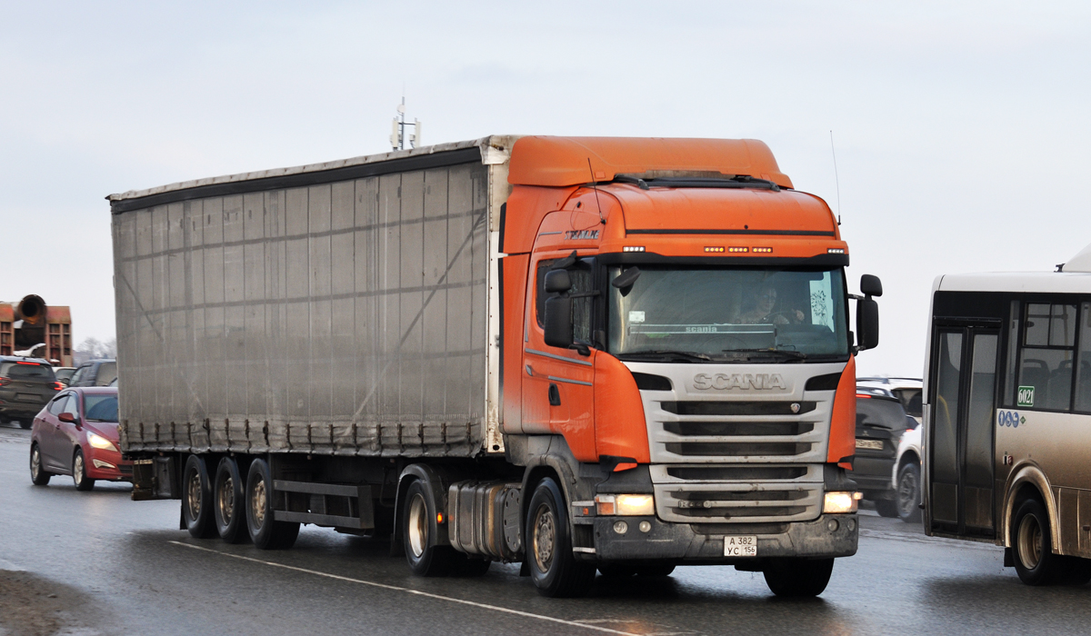 Оренбургская область, № А 382 УС 156 — Scania ('2013) R440