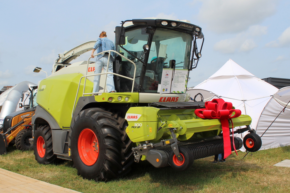 Ленинградская область, № (47) Б/Н СТ 0024 — Claas Jaguar (общая модель); Ленинградская область — Аграрная неделя 2025; Транспортные средства без номеров (Ленинградская область); Новая техника (Ленинградская область)