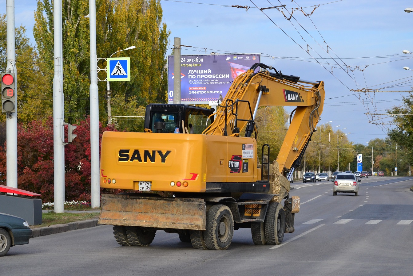 Волгоградская область, № 6124 СР 34 — SANY (общая модель)