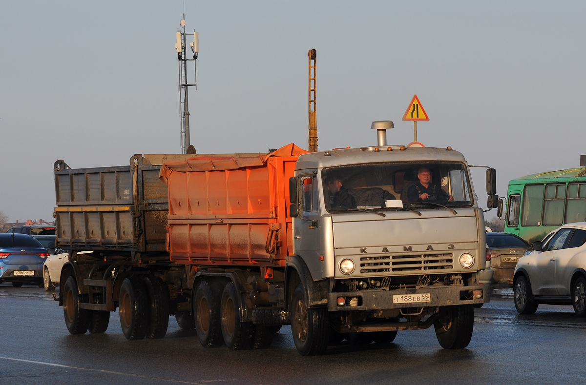 Омская область, № Т 188 ЕВ 55 — КамАЗ-5320