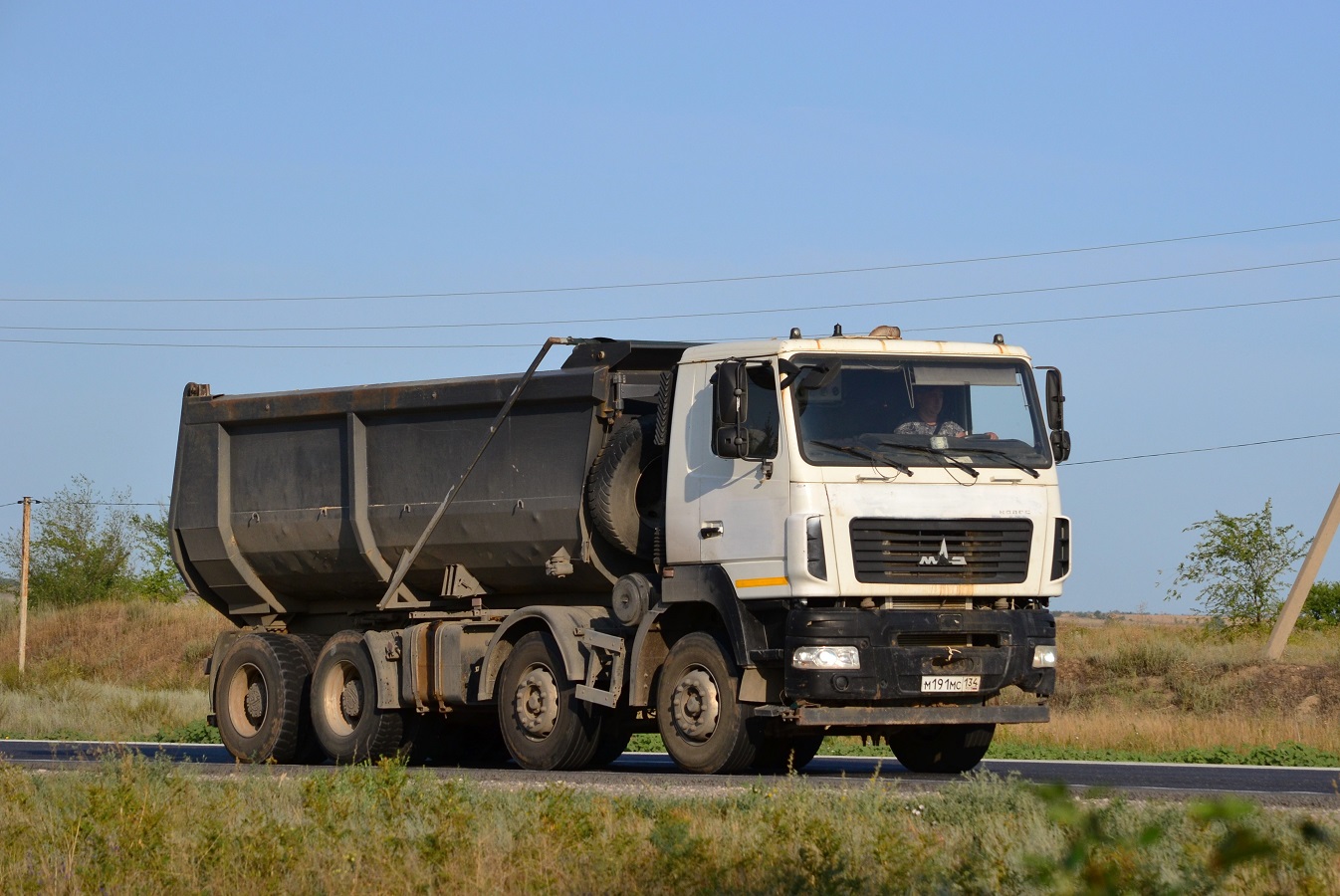 Волгоградская область, № М 191 МС 134 — МАЗ-6516B9