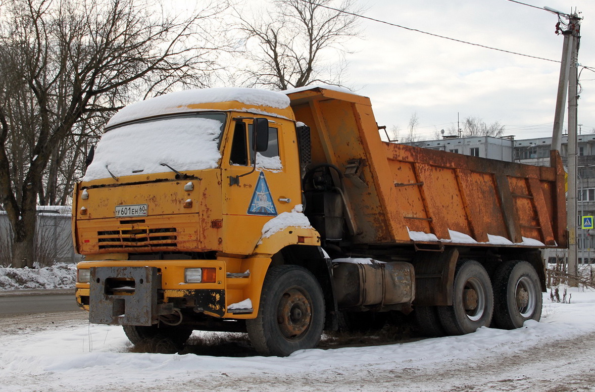 Псковская область, № У 601 ЕН 60 — КамАЗ-6520-60