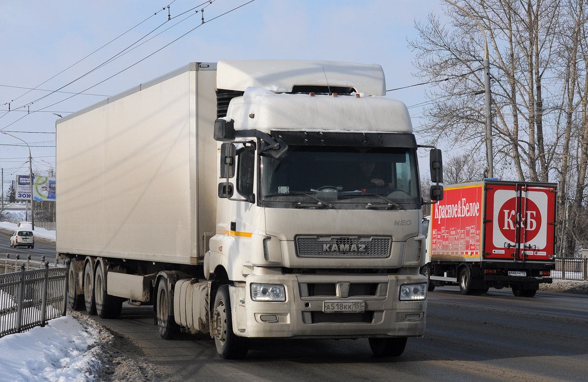 Омская область, № А 518 КК 155 — КамАЗ-5490 (общая модель)