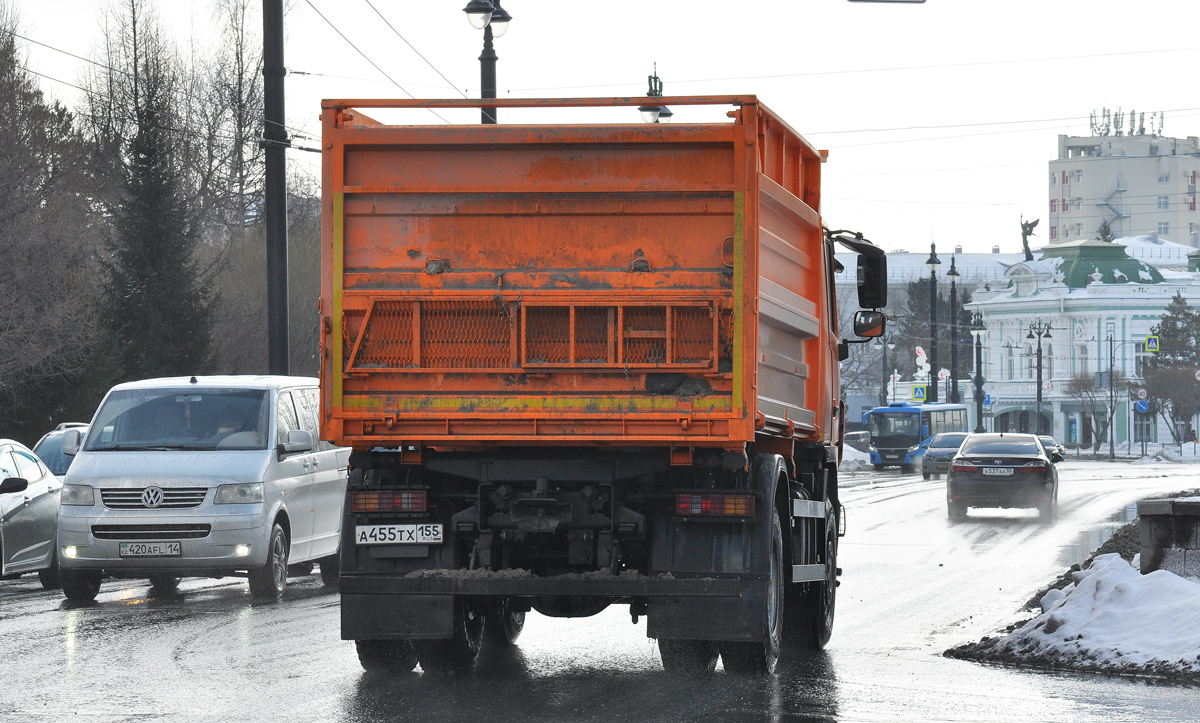 Омская область, № А 455 ТХ 155 — МАЗ-555026-4585-000