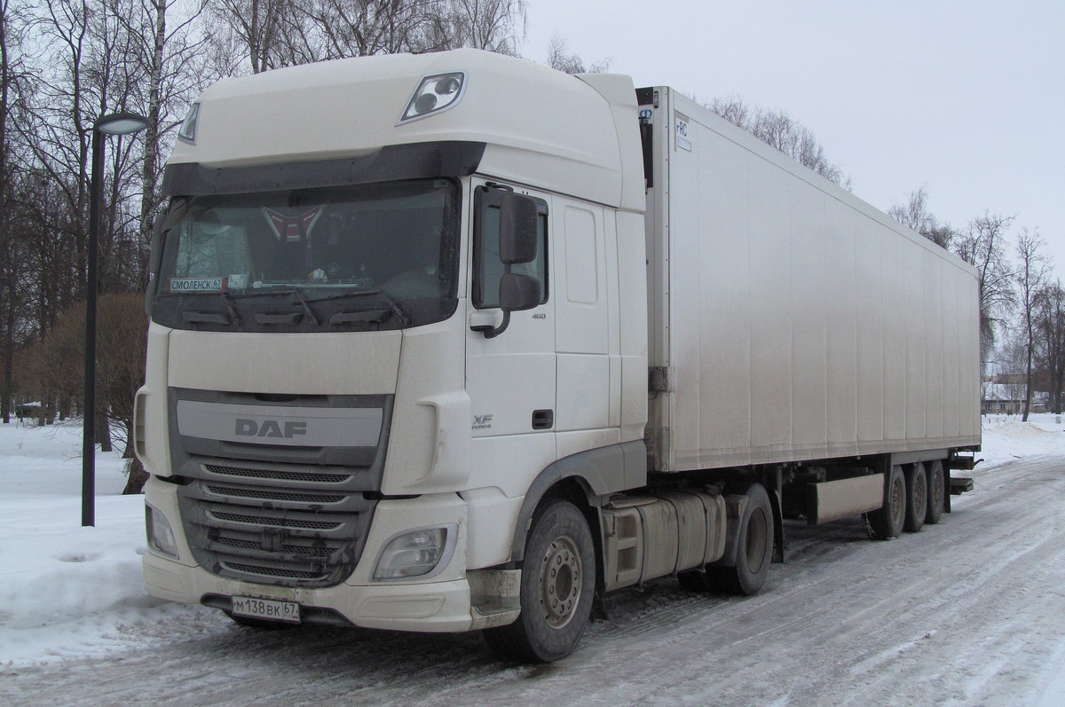 Смоленская область, № М 138 ВК 67 — DAF XF Euro6 FT