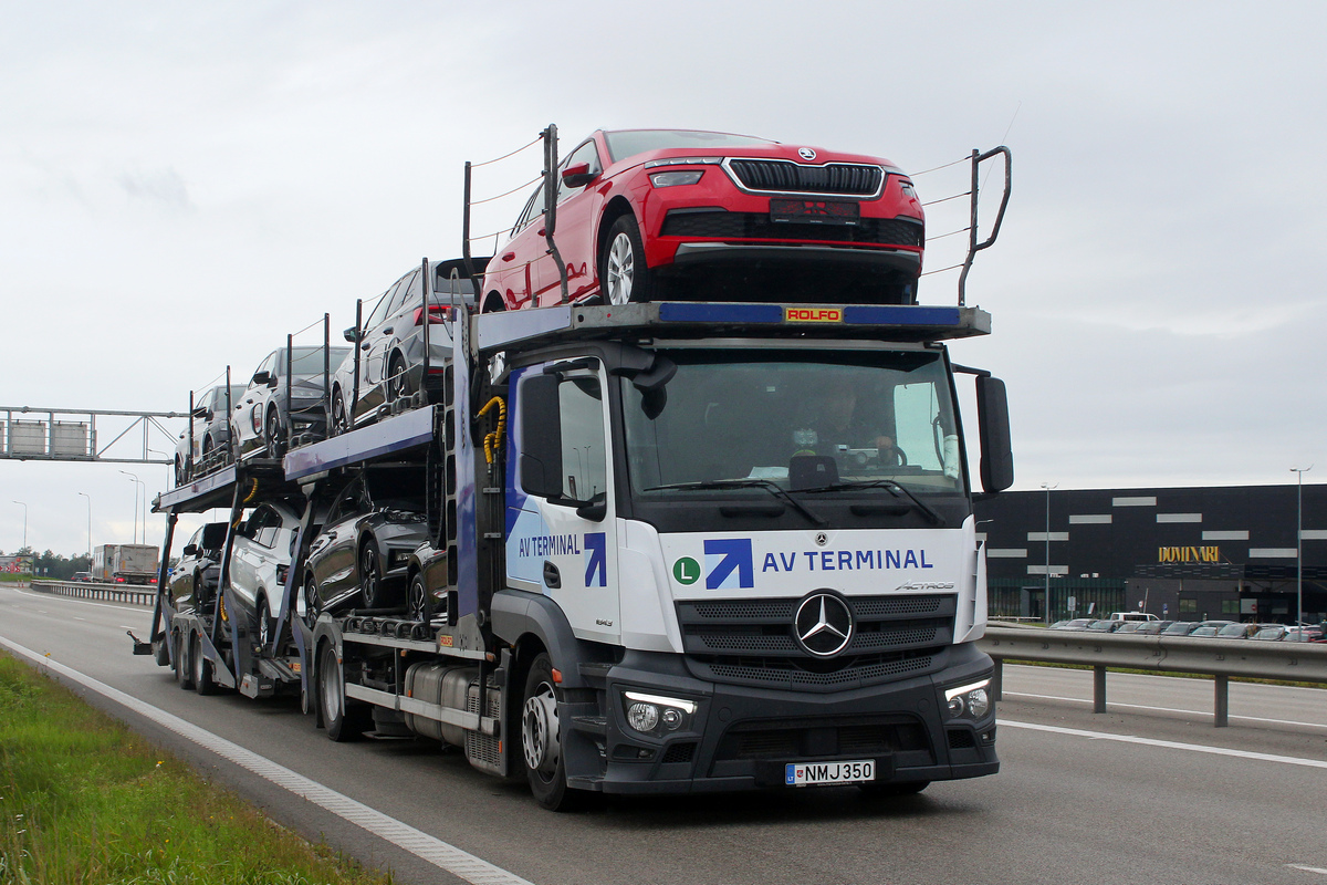Литва, № NMJ 350 — Mercedes-Benz Actros ('2018) 1843