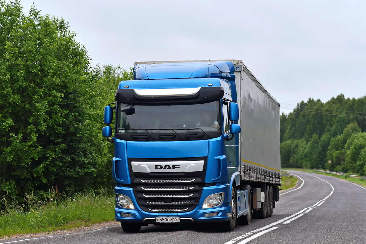 Пермский край, № О 551 ОР 159 — DAF XF Euro6 FT