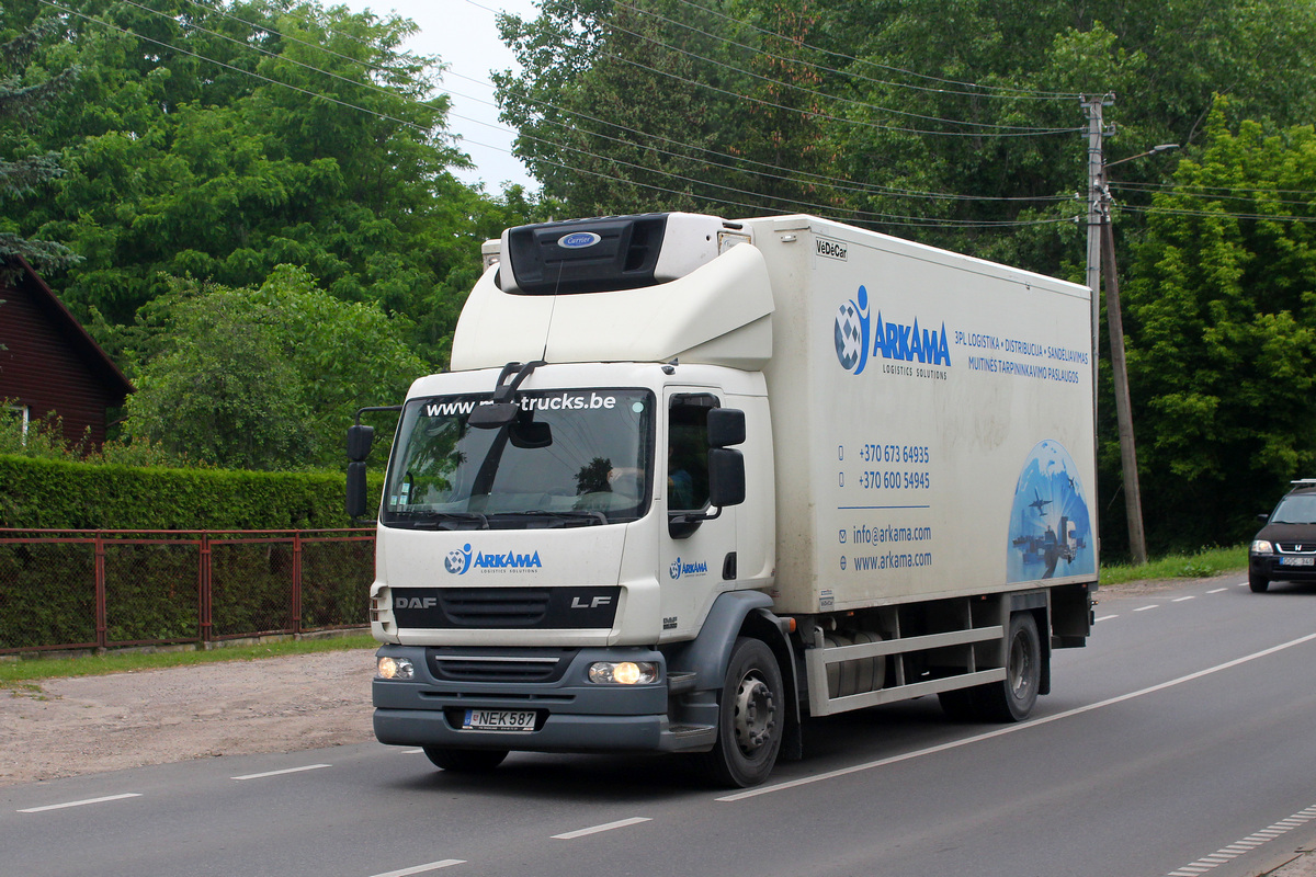 Литва, № NEK 587 — DAF LF55 FA