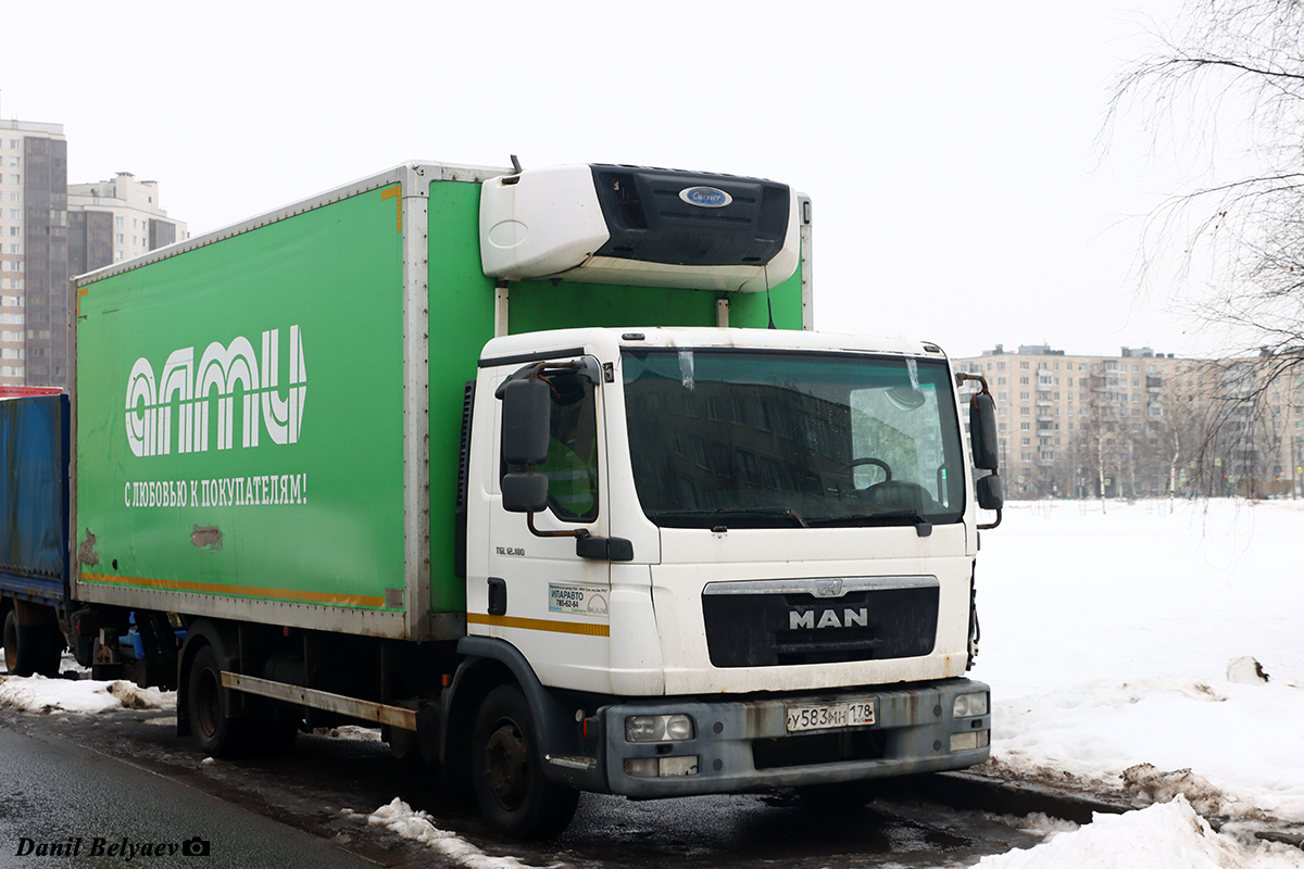 Санкт-Петербург, № У 583 МН 178 — MAN TGL 12.180