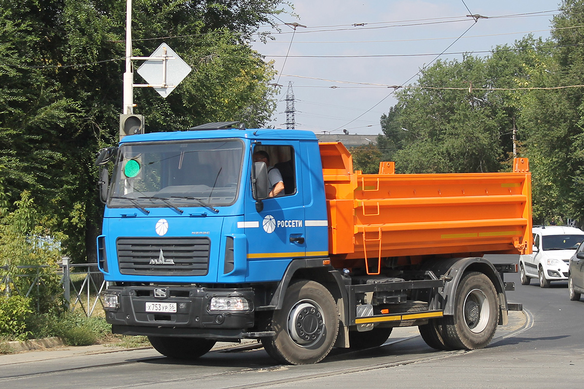 Оренбургская область, № Х 753 УР 56 — МАЗ-5550C3