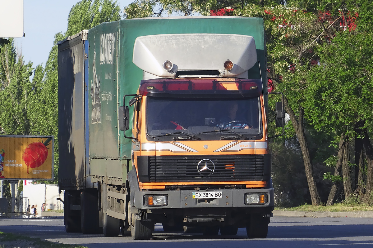 Хмельницкая область, № ВХ 3814 ВО — Mercedes-Benz SK 1824