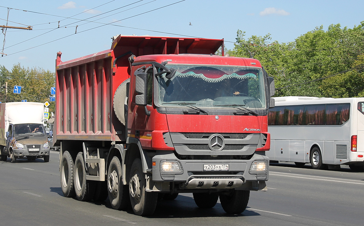 Челябинская область, № Х 203 УА 174 — Mercedes-Benz Actros '09 4141 [Z9M]
