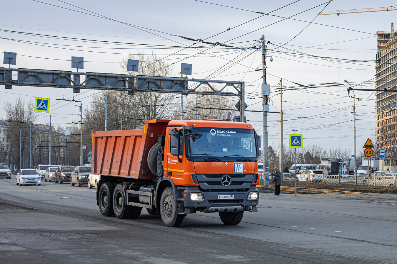 Свердловская область, № Е 368 РМ 196 — Mercedes-Benz Actros '09 3336 [Z9M]