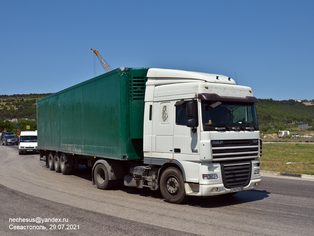 Севастополь, № А 947 ТЕ 92 — DAF XF105 FT