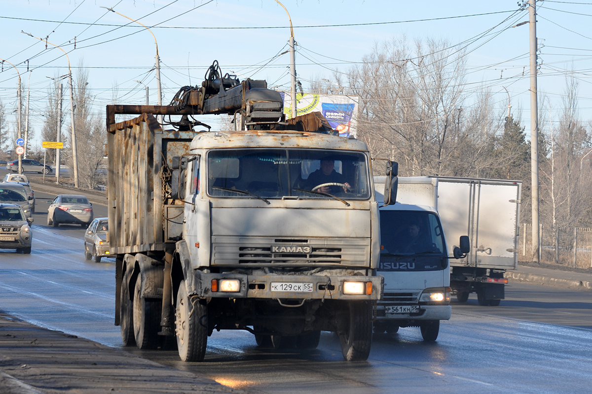 Омская область, № К 129 СК 55 — КамАЗ-53228-13 [53228N]