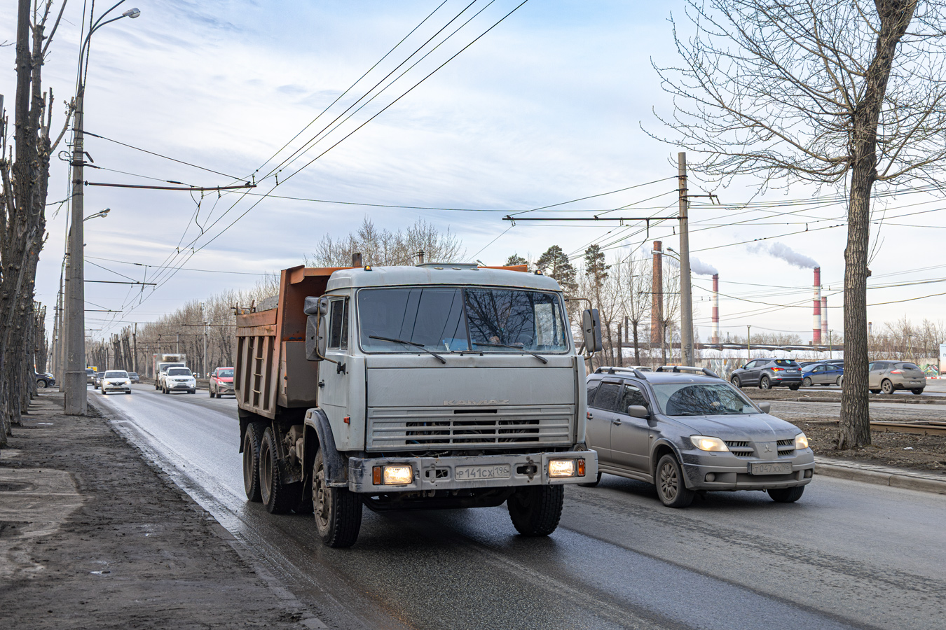 Свердловская область, № Р 141 СХ 196 — КамАЗ-55111-01 [55111A]