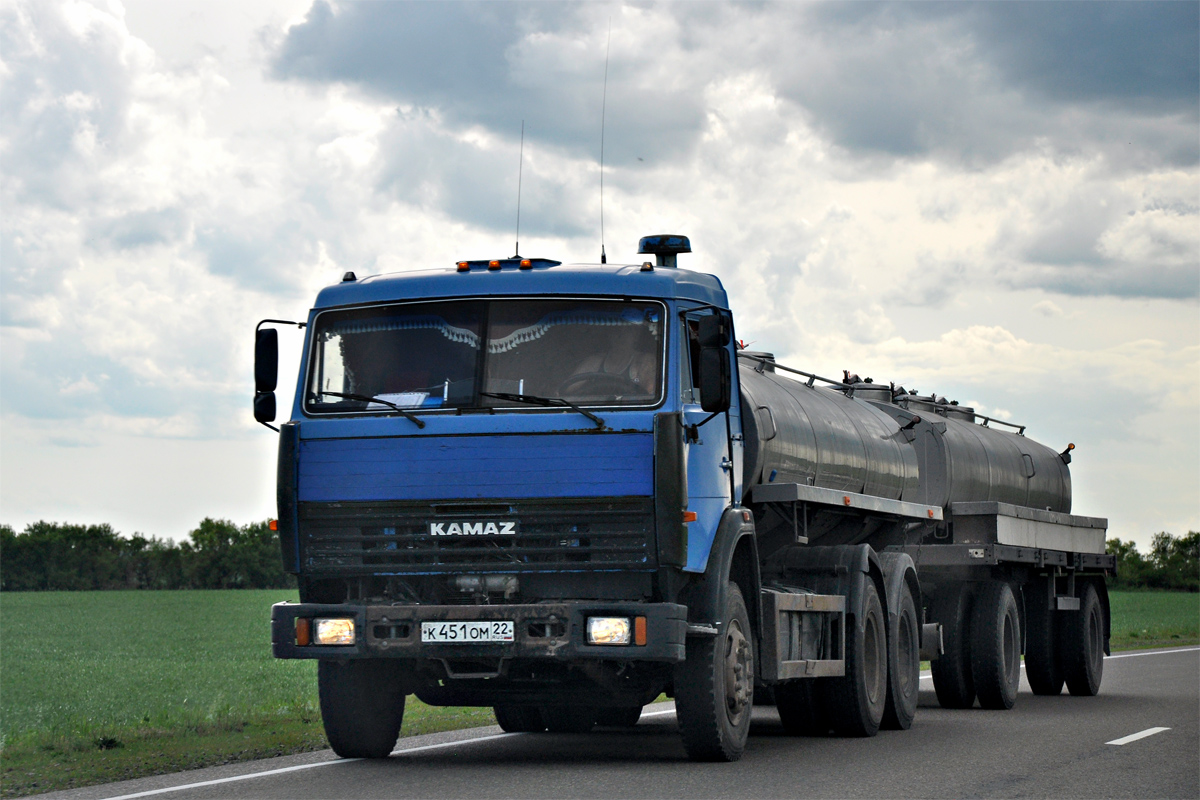 Алтайский край, № К 451 ОМ 22 — КамАЗ-53215 (общая модель)