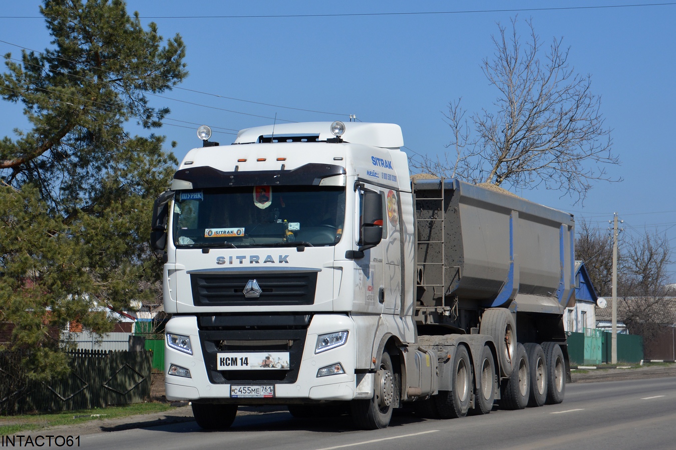 Ростовская область, № С 455 МЕ 761 — Sitrak C7H ZZ4256