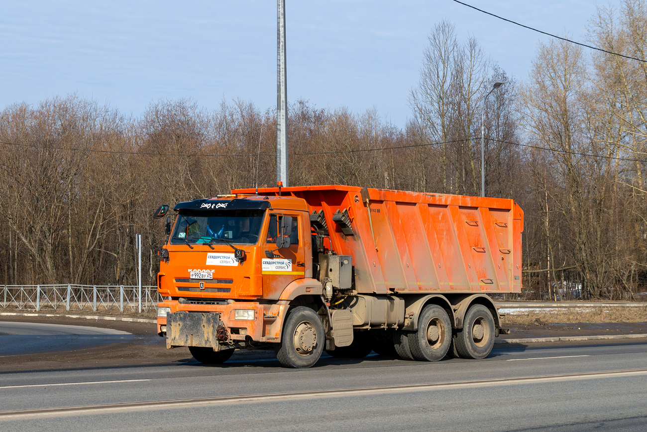Архангельская область, № Р 992 ВУ 29 — КамАЗ-6520-B5(49)