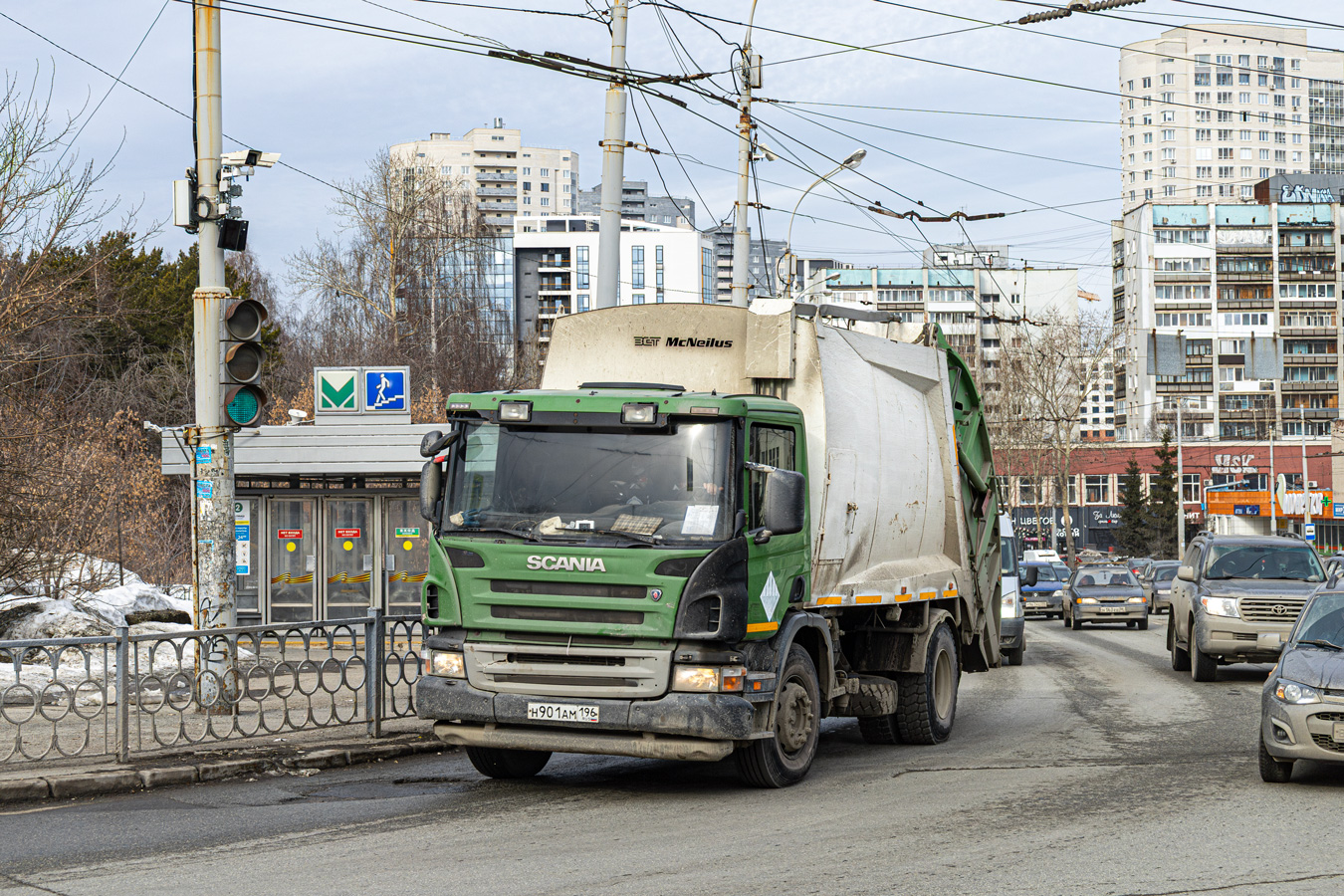 Свердловская область, № Н 901 АМ 196 — Scania ('2004) P420