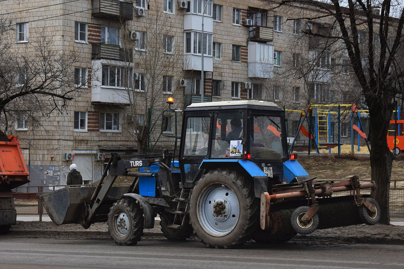 Волгоградская область, № 5896 СР 34 — Беларус-82.1