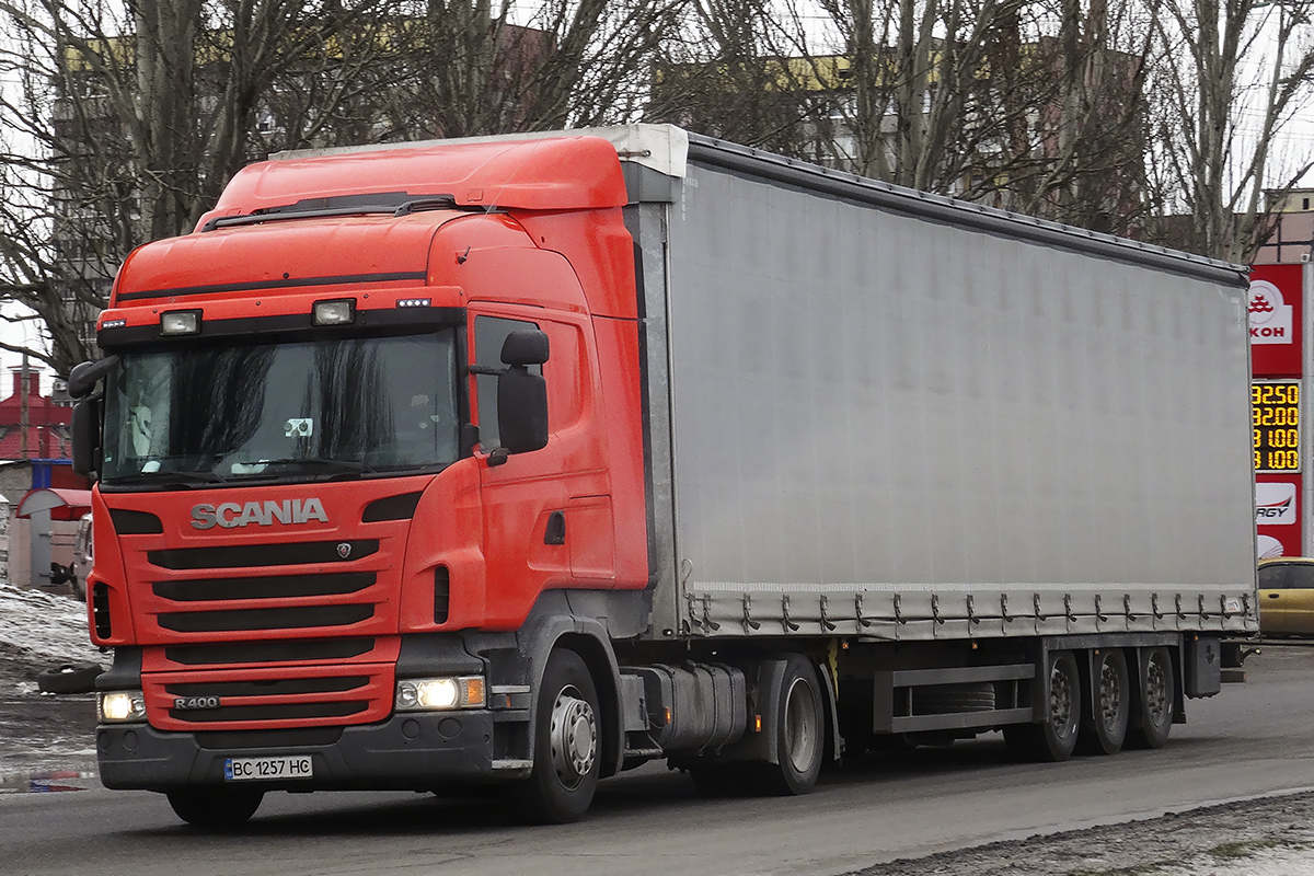 Львовская область, № ВС 1257 НС — Scania ('2009) R400