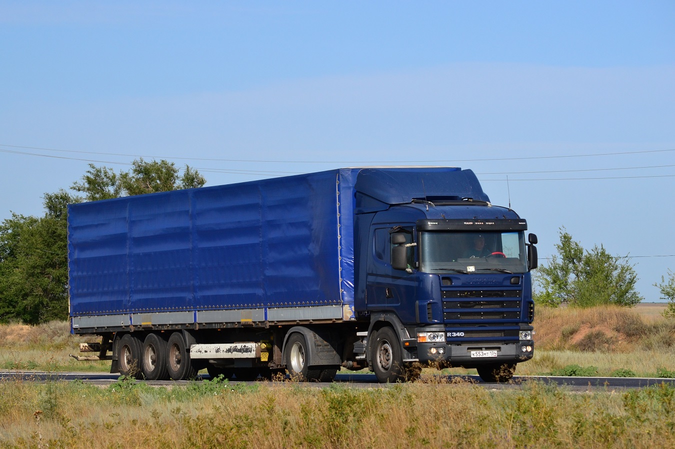 Волгоградская область, № К 553 МТ 134 — Scania ('1996) R114G
