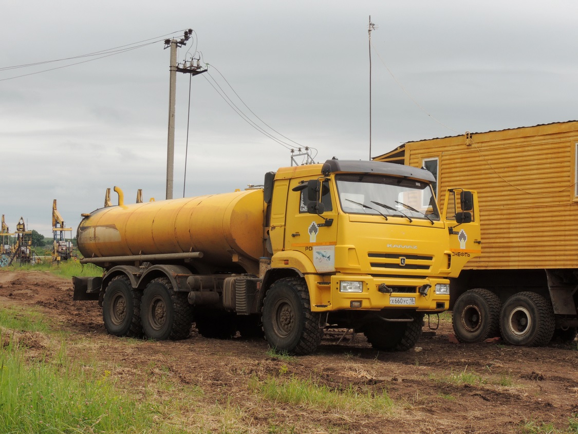 Удмуртия, № Х 660 УС 18 — КамАЗ-43118-50